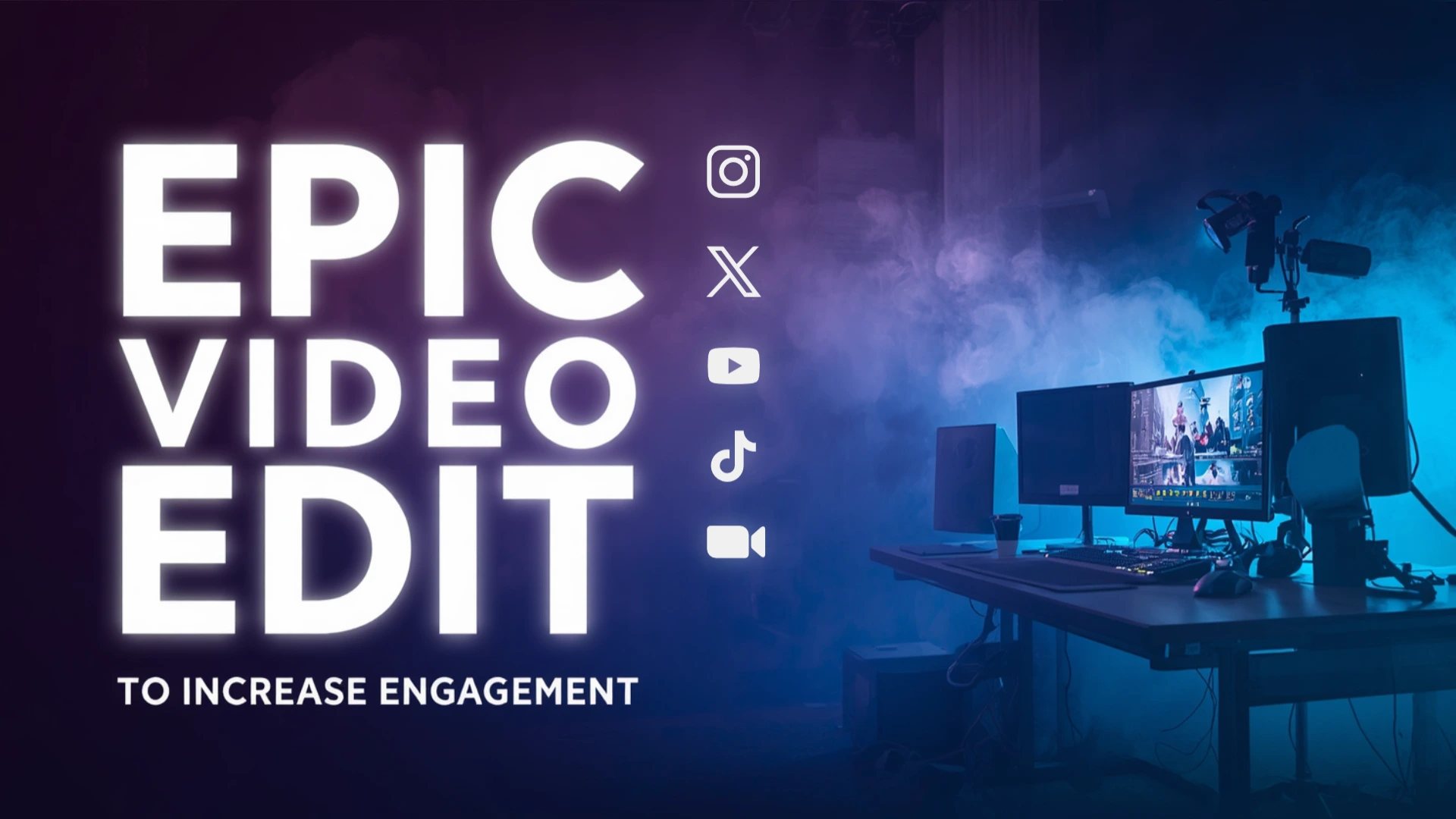 Thumbnail epic video editor for youtube